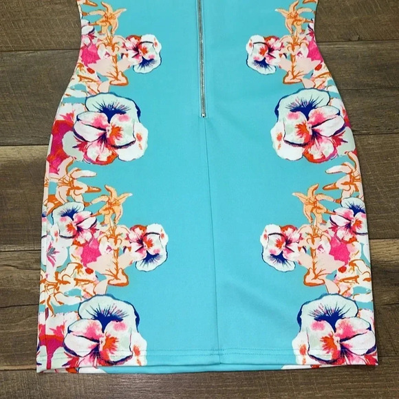 Womens Gianni Bini Tropical Floral Dress - Picture 10 of 13